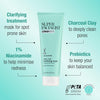 Clear Out Clarifying Mask - Acne Treatment & Blackhead Remover Face Mask with 1% Niacinamide, Tea Tree Oil & Prebiotics, Vegan Friendly 125ml