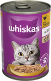 1+ Chicken in Jelly Pack of 12 x 400 g Cans, Adult Cat Wet Food