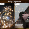 Camping Light String, Rechargeable Battery Fairy Lights 20M Camping String Lights Reel, Easy Organize &Multiple Modes, Camping Lights Outdoor for Tent, Christmas Decor, Yard, Party
