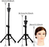 Neverland Beauty Tripod Adjustable Manikin Mannequin Head Holder Hairdressing Training Stand Black