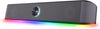 GXT 1619 Rhox RGB Illuminated Soundbar, PC Speakers, 12W Peak Power, USB Powered Sound Bar, 3.5mm Jack, Plug and Play, Stereo PC Soundbar for Desktop, Laptop, Computer – Black/Grey