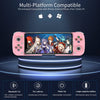 Mobile Game Controller for iPhone 15,  Bluetooth Gamepad with Back Programmable Buttons for iOS/Android/PC, Compatible with Samsung, Xiaomi, Huawei, Realme-Direct Play(Pink)