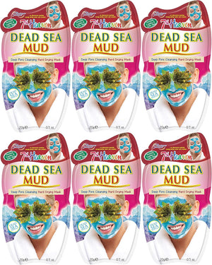 Dead Sea Mud 20 g Face Masque Sachets - Pack of 6