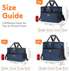 Soft Cooler Bag with Hard Liner, Large Insulated Picnic Lunch Bag Box Soft-Sided Cooling Bag for Camping/BBQ/Family Outdoor Activities