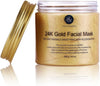 24K Gold Facial Mask 8.8 oz Gold Face Mask for Anti Aging Anti Wrinkle Facial Treatment Pore Minimizer, Acne Scar Treatment & Blackhead Remover 250g