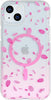 FlexQuartz phone case for iPhone 15 Plus - Compatible with MagSafe - 15x Military Standard Protection - Cherry Blossom Design