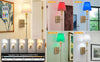 Battery Operated Wall Sconce Set Of 2,Rechargeable Wireless Indoor Smart Wall Light With Remote 12 Colors Dimmable Detachable Bulbs,Wall Decor Fabric Shade Fixtures,for Bedroom,Apartment(Color:Gold)