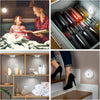 Motion Sensor Light Indoor, AA83 AA Battery Powered Lights, Under Cabinet Light, Battery Led Light, Closet Lights, Stick on Wireless Puck Lights for Hallway, Stairway, Basement, Kitchen (3 Packs)