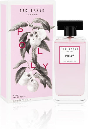 Floret Polly EDT, peach and mandarin top notes with jasmine and honeysuckle base notes, glass bottle, Polly fragrance, 100ml