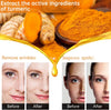 Turmeric Skincare Set For Anti-Aging Glowing Skin,Include Face Wash- Turmeric Oil Serum-Toner-Face Cream-Handmade Soap-3*Sheet Mask For Dark Spot Corrector Remover Anti Aging Firming(Set)