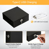 Wall Lights Dimmable, Rechargeable Up Down Wall Lamp Touch Wall Light USB Night Lights Aluminum Wireless Magnetic Black for Bedroom, Cabinet, Bedside, Wardrobe, Cold White