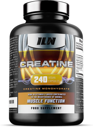 Creatine Capsules - 4,200mg per Serving x 40 Servings - Creatine Monohydrate enhanced with ALA - Creatine Tablets Suitable for Men and Women (240 Capsules)