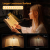 19 LED Book Light, Reading Light Book Lamp for Reading at Night with Memory Function, 3 Eye-Protecting Modes -Stepless Dimming, Long Battery Life, 360° Flexible Book Light for Bed,Tablet