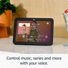 Echo Show 8 (Newest gen) | HD smart touchscreen with spatial audio, smart home hub and Alexa | Charcoal