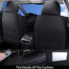 Car Seat Covers Full Set Universal for 5 Seats, Universal Fit For Most Cars, SUV, Sedans and Pick-up Trucks, Waterproof Automotive Seat Protector, Luxury Leather Car Seat Cushion, Airbag Compatible