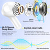 Wireless Earbuds, Bluetooth 5.3 Headphones 2024 Wireless Headphones in Ear, 4 ENC Noise Cancelling Mic Ear buds, 40H Deep Bass Wireless Earphones IP7 Waterproof Bluetooth Earphones USB-C, LED Display