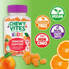 Kids | Immune Support 60 Gummy Vitamins | High Strength Vitamin D | Vitamin C B6 B12 Zinc Selenium | 1-a-Day | 2 Months Supply | Real Fruit Juice | Vegan | 3 Year+