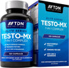 Testosterone Booster for Men - Premium Testosterone Supplements - Test Boosters with Zinc & Magnesium, Supports Normal Testosterone Levels & Muscle - Male Supplement, 60 Days Supply - UK Formulated