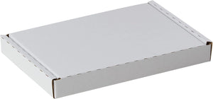 C6 160 x 110 x 20 mm White PIP Cardboard Large Letter Postal Box for Royal Mail (Pack of 25)