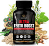 Ultra Testo Boost - Tribulus, Ashwagandha, Ginseng, Shilajit, Ginkgo, Rhodiola Rosea - Premium Testosterone Supplements for Men - 11 Potent Natural Ingredients - 60 Booster Capsules