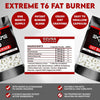 Fat Burners Keto Extreme T6 Fast Weight Loss Pills Diet Slimming | 60 Capsules