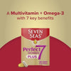 Perfect7 Woman Multivitamin With 250 mg Omega-3 Nutrients & 1000 mg Fish Oil, 60 High Strength Tablets, 250 mg EPA & DHA,Duo Pack: 30 Capsules + 30 Tablets