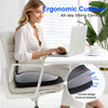 Seat Cushion for Office Chair, Memory Foam Car Seat Cushion & Office Chair Cushion, Ergonomic Coccyx Cushion for Sciatica, Tailbone, Back Pain