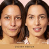 LAURA GELLER NEW YORK Baked Balance-N-Glow Illuminating Foundation - Golden Medium - Buildable Sheer to Light Coverage - Satin Finish