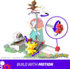 Pokémon Building Toys Set, Countryside Windmill with 240 Pieces, Motion and 3 Poseable Action Figures, for Kids, HKT21