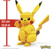 Pokémon Action Figure, Jumbo Pikachu Pokemon, Building Toys for Kids and Adults, Collectible Character Model with 825 Pieces, 32 cm Tall, Toy for Ages 8 and Up, FVK81