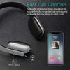 On Ear Wireless Bluetooth Headphones with Microphone -  EP636 - Bluetooth Version 4.1 + EDR, Lightweight Engineering NFC One Tap to Connect for Android and Apple - Silver