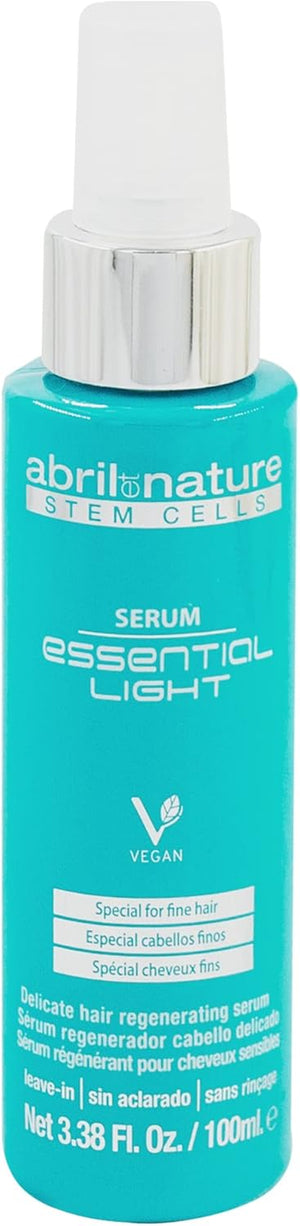 - Professional Hair Serum - Essential Light - For Fine, Delicate, and/or Covered Hair - Anti-Aging Hair Serum - Non-Greasy - Split End Regenerator - Shine and Strength - 100 ml