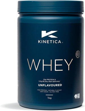 Premium Whey Protein Powder | Grass Fed | Unflavoured | 1kg | 33 Servings | Naturally Occurring Glutamine and BCAA Amino Acids | Muscle Building & Recovery