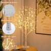 Birch Twig Tree with Light | Warm LED 144 Led Pre lit Christmas Tree | Battery Operated or USB Plug-In Birch Tree With Lights for Home | Wedding, and Holiday Decorations