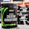 Creatine Monohydrate Powder 500g - 142 Servings of Premium Grade Creatine Monohydrate - UK Made - Unflavoured Creatine Powder Scoop Included