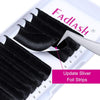 Easy Fan Lashes CC Curl 0.07 15-20mm Mixed Length Russian Lashes Natural Look Self Fanning Eye Lashes Automatic Blooming Russian Eyelashes Extensions(0.07-CC-1520)