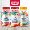 Multivitamin for Kids 120 Natural Strawberry Flavour Gummies - Contains 9 Essential Vitamins + Minerals Including Vitamin C D A & B Vitamins for Childrens - Pack of 120 Chewable Vitamins