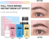 Brow Lamination Kit For Natural Trendy Shaping Brow DIY Eyebrow Lamination Kit Professional Brow Lift Kit Fuller Thicker Brows for 6 Weeks,Vegan Cruelty-free Long Lasting Results,Includes Instruction