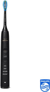 Sonicare DiamondClean 9000 Black Electric Toothbrush, 4 Modes, 3 Intensities, Gum Pressure Sensor, App, Connected Handle, UK 2-Pin Bathroom Plug, Packaging May Vary