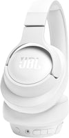 Tune 720BT Wireless On-Ear Headphones, with  Pure Bass Sound, Bluetooth 5.3, Hands-Free Calls, Audio Cable and 76-Hour Battery Life, in White