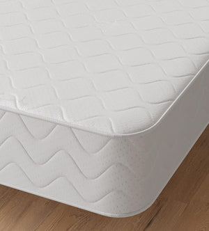 Cooltouch Hybrid Shorty Mattress – Memory Foam Mattress with Springs, Maximum Value, 18cm Deep, Plush, White,(75cm x 175cm)