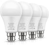 LOHAS B22 LED Bulbs 150W Equivalent, 17W LED Bayonet Light Bulb, Cool White 6000K, Super Bright 1600Lm, Non-Dimmable, Energy Saving Light Bulbs, 4 Pack