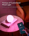 Smart Table Lamp, Dimmable Desk Lamp with App/Voice Control, LED RGB Color Changing Touch Lamp, Night Lamp for Bedroom Compatible with Alexa and Google Home