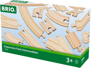 World Expansion Pack - Intermediate Wooden Train Track for Kids Age 3 Years Up - Compatible with all  Railway Sets & Accessories