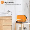 Travelling Toiletry Bag Portable Hanging Water-Resistant Wash Bag for Travelling, Business Trip, Camping (Orange/B)