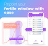 100 x Ovulation Test Strips, Fertility Tests Ovulation Predictor Kit, Powered by Premom Ovulation Predictor iOS and Android App, 100LH Strips