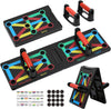 12 in 1 foldable Push Up Rack Board Train Gym Fitness System Workout Exercise Stands for Body Training