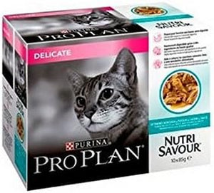 Cat Delicate Nutrisavour with Ocean Fish in Gravy 10 x 85g (850g)