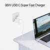 96W Super Fast Charger,MacBook Pro Charger,Laptop Power Adapter Compatible with USB C Port MacBook Pro16,15,14,13 inch,iPad Pro12.9,11 inch Lenovo and All USB C Device, included 6.6FT USB C-C Cable