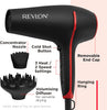 Smoothstay Coconut Oil-Infused Hair Dryer (2000 watts, 2 Accessories for Styling Versatility: Diffuser & Concentrator Comb, Ceramic Tourmaline Ionic Technology) RVDR5317